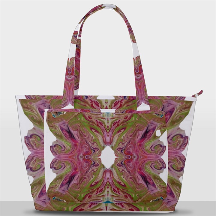 Marbling collage Back Pocket Shoulder Bag 