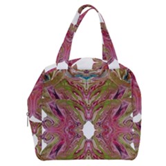 Marbling Collage Boxy Hand Bag by kaleidomarblingart