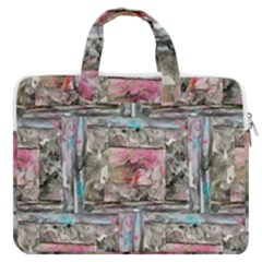 Collage Repeats I Macbook Pro Double Pocket Laptop Bag (large)