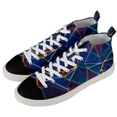 Broken Bubbles Men s Mid-top Canvas Sneakers by MRNStudios