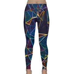 Broken Bubbles Lightweight Velour Classic Yoga Leggings by MRNStudios