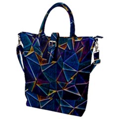 Broken Bubbles Buckle Top Tote Bag by MRNStudios