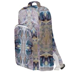 Pebbles Repeats Double Compartment Backpack by kaleidomarblingart