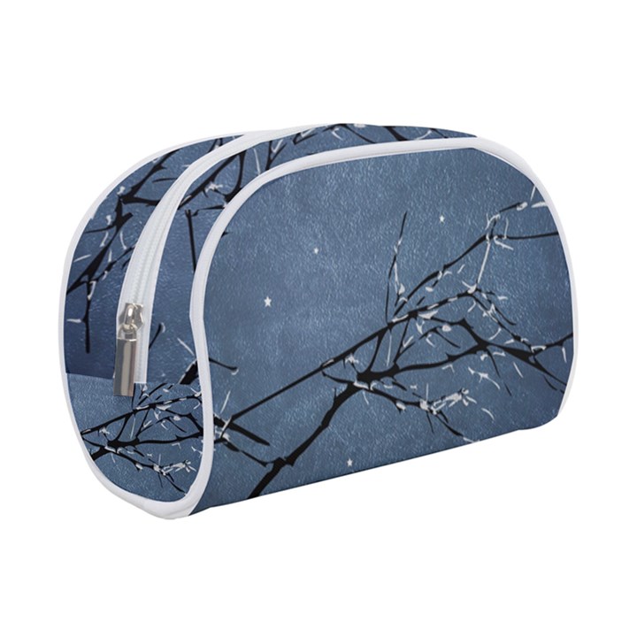 Full Moon Landscape Scene Illustration Make Up Case (Small)