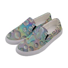 Pastel Drip Women s Canvas Slip Ons