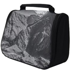 Machu Picchu Black And White Landscape Full Print Travel Pouch (big)