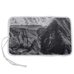 Machu Picchu Black And White Landscape Pen Storage Case (s) by dflcprintsclothing