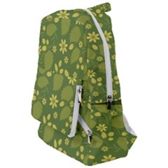 Folk Flowers Pattern Floral Surface Design  Travelers  Backpack by Eskimos