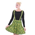 Folk flowers pattern Floral surface design  Suspender Skater Skirt View1