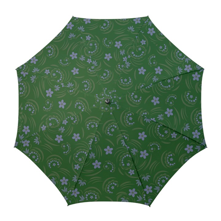 Folk flowers pattern Floral surface design Golf Umbrellas