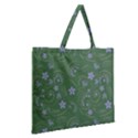 Folk flowers pattern Floral surface design Zipper Large Tote Bag View2