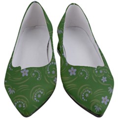 Folk Flowers Pattern Floral Surface Design Women s Block Heels  by Eskimos