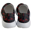 Folk flowers pattern Floral surface design Women s Lightweight Slip Ons View4