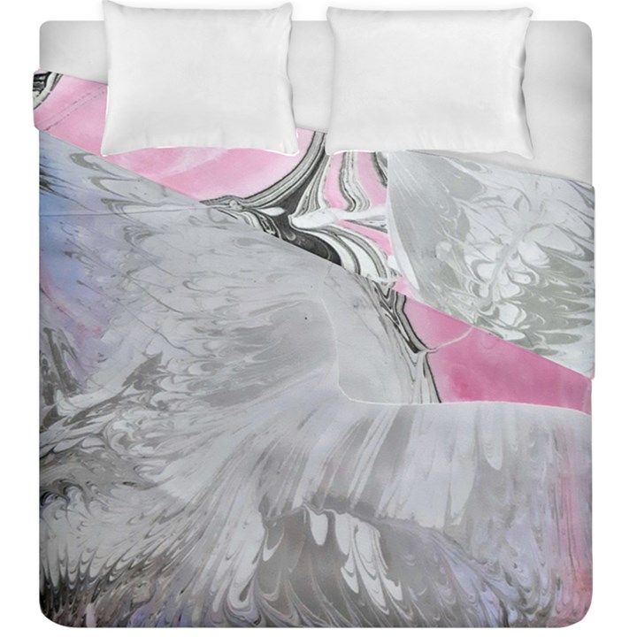 Abstract marbling collage Duvet Cover Double Side (King Size)