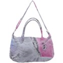 Abstract marbling collage Removal Strap Handbag View2