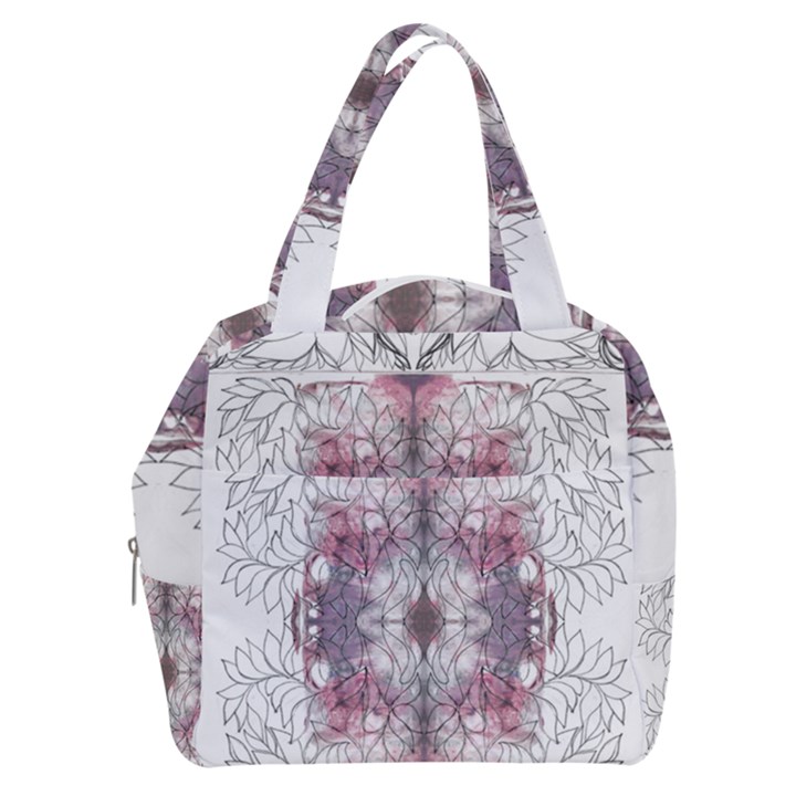 Inked petals Boxy Hand Bag