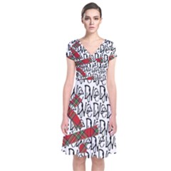 2 20210421 180819 0001 Short Sleeve Front Wrap Dress by DUVOECOAPP