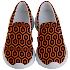 The Shining Overlook Hotel Carpet Kids Lightweight Slip Ons by Malvagia