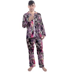 Combat Drops Men s Long Sleeve Satin Pajamas Set by MRNStudios