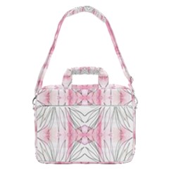 Line Drawing On Pink Macbook Pro Shoulder Laptop Bag (large)