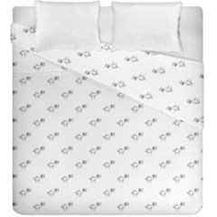 Stylized Bird Cartoon Drawing Pattern Duvet Cover Double Side (king Size) by dflcprintsclothing