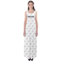 Stylized Bird Cartoon Drawing Pattern Empire Waist Maxi Dress View1