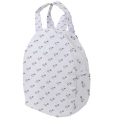 Stylized Bird Cartoon Drawing Pattern Travel Backpacks by dflcprintsclothing