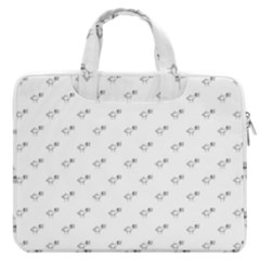 Stylized Bird Cartoon Drawing Pattern Macbook Pro Double Pocket Laptop Bag (large) by dflcprintsclothing