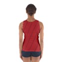 Print Cornell Red Pattern Design Sport Tank Top  View2