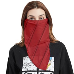 Print Cornell Red Pattern Design Face Covering Bandana (triangle) by dflcprintsclothing