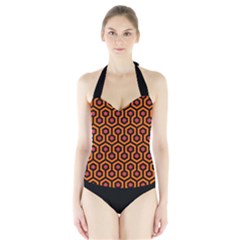 The Shining Overlook Hotel Carpet Halter Swimsuit