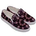 Rose Gold Mandala Men s Canvas Slip Ons View3