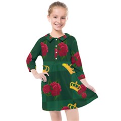 Crown Kids  Quarter Sleeve Shirt Dress by Daria3107