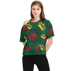 Crown One Shoulder Cut Out Tee