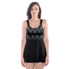 Baphomet Pentagram Skater Dress Swimsuit by Malvagia