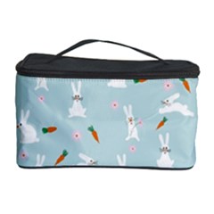 Funny And Funny Hares  And Rabbits In The Meadow Cosmetic Storage by SychEva