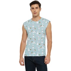 Funny And Funny Hares  And Rabbits In The Meadow Men s Raglan Cap Sleeve Tee by SychEva