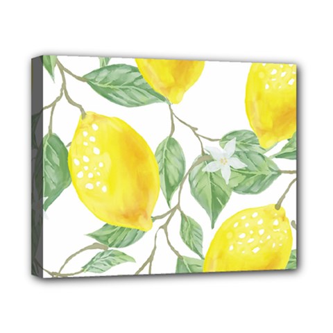 Vintage Lemons Canvas 10  X 8  (stretched)