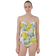 Vintage Lemons Sweetheart Tankini Set