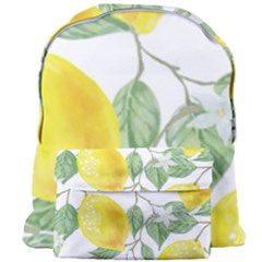 Vintage Lemons Giant Full Print Backpack