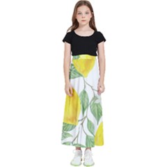 Vintage Lemons Kids  Flared Maxi Skirt