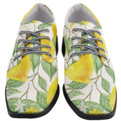 Vintage Lemons Women Heeled Oxford Shoes by SomethingForEveryone