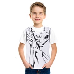 Paul Alien Kids  Basketball Tank Top by KenArtShop