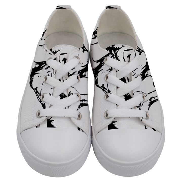 Paul Alien Kids  Low Top Canvas Sneakers