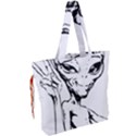 Paul Alien Drawstring Tote Bag View2