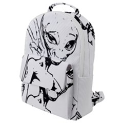 Paul Alien Flap Pocket Backpack (small) by KenArtShop