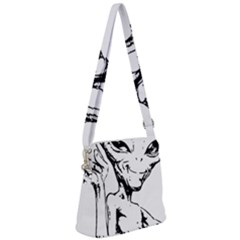 Paul Alien Zipper Messenger Bag