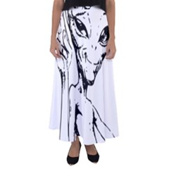 Paul Alien Flared Maxi Skirt