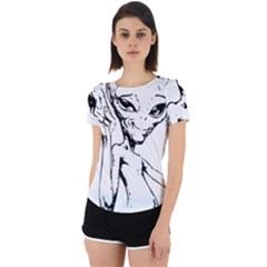 Paul Alien Back Cut Out Sport Tee