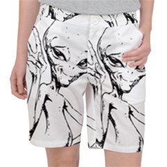 Paul Alien Pocket Shorts by KenArtShop